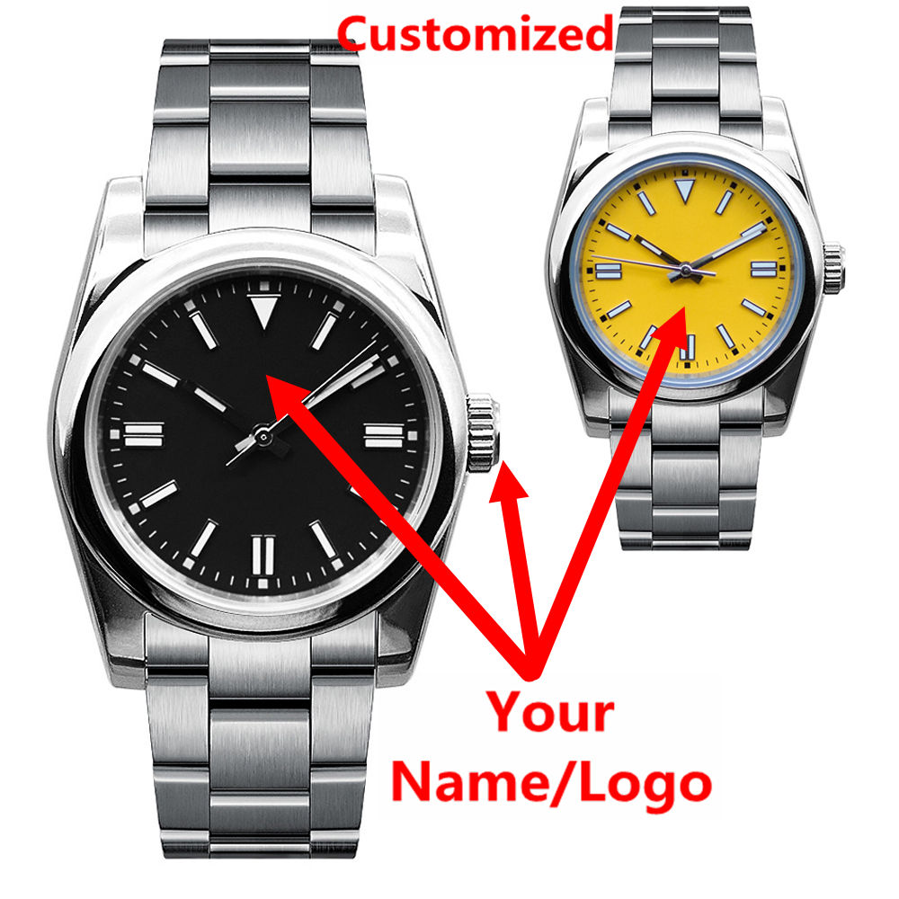 Luxury Watch And Bracelet - Custom Logo Mens Watch Sapphire Luxury