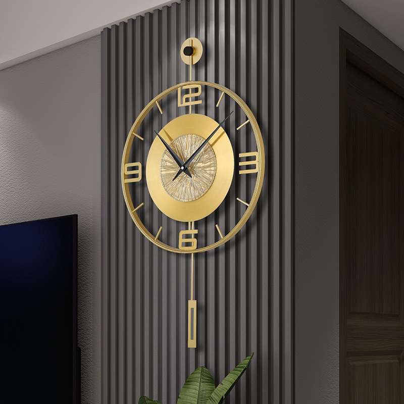 Luxury Metal Swinging Wall Clo - Luxury Watch Wall Clock recension och pris