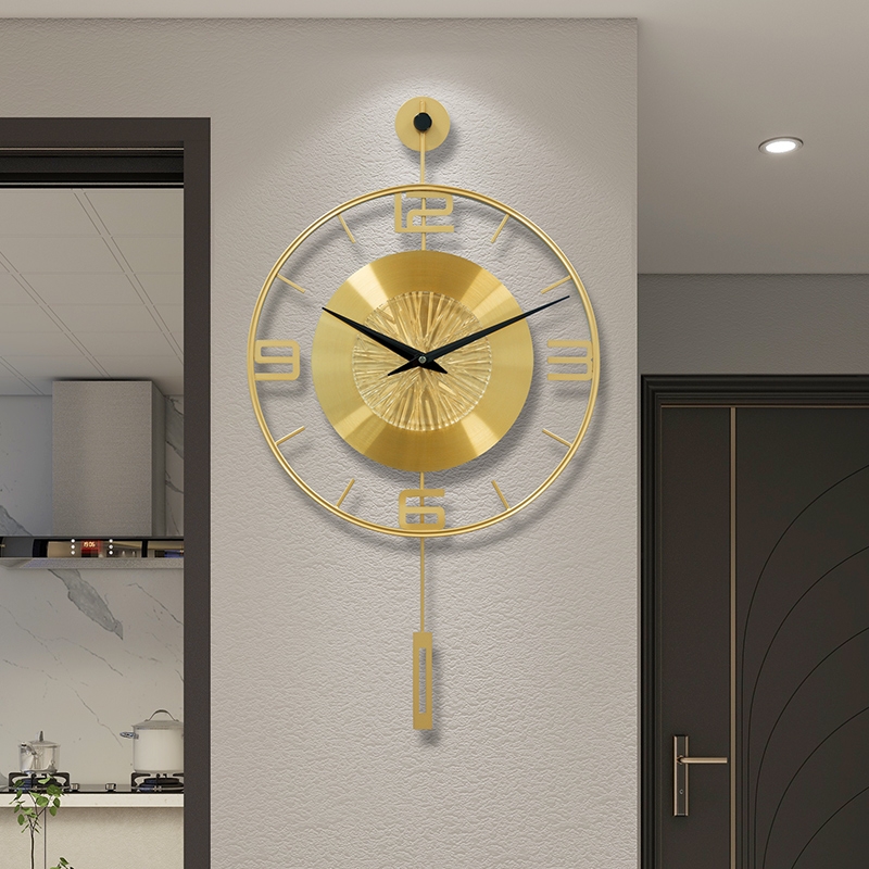 Luxury Metal Swinging Wall Clo - Luxury Watch Wall Clock recension och pris