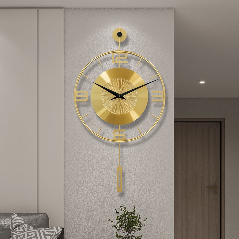 Luxury Metal Swinging Wall Clo - Luxury Watch Wall Clock recension och pris