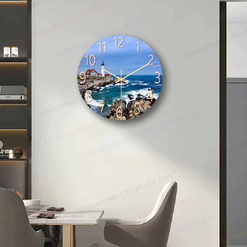 Beach Wall Clock Wall Art Cloc - Luxury Watch Wall Clock recension och pris