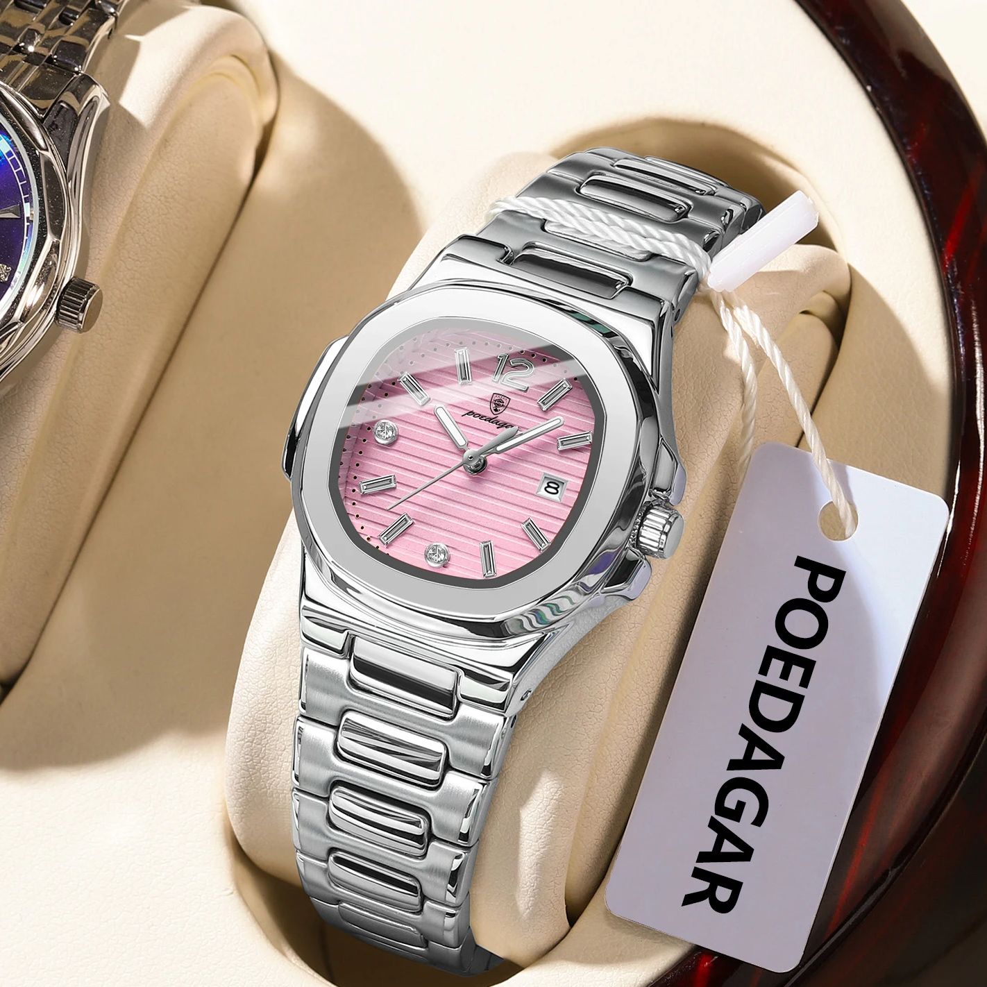POEDAGAR Square Fashion Woman  - Luxury Watch Female recension och pris