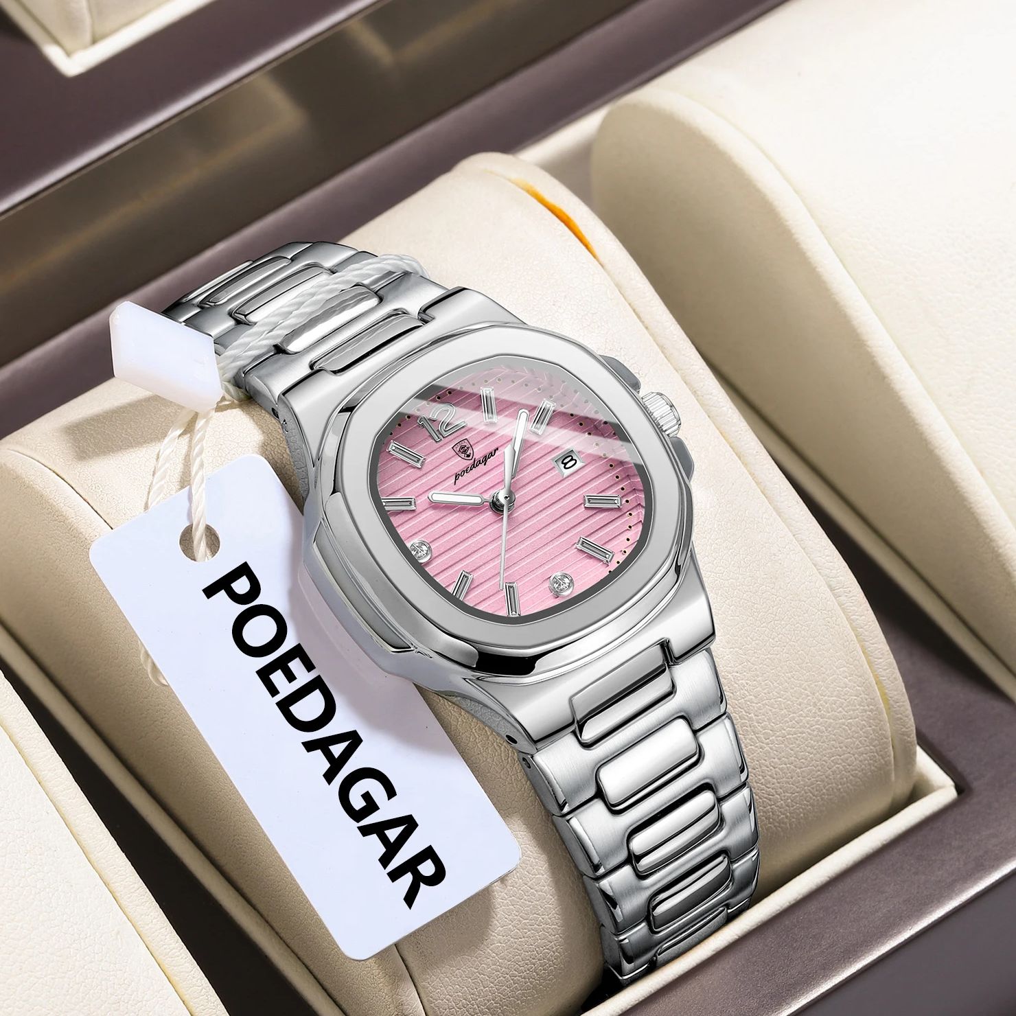 POEDAGAR Square Fashion Woman  - Luxury Watch Female recension och pris