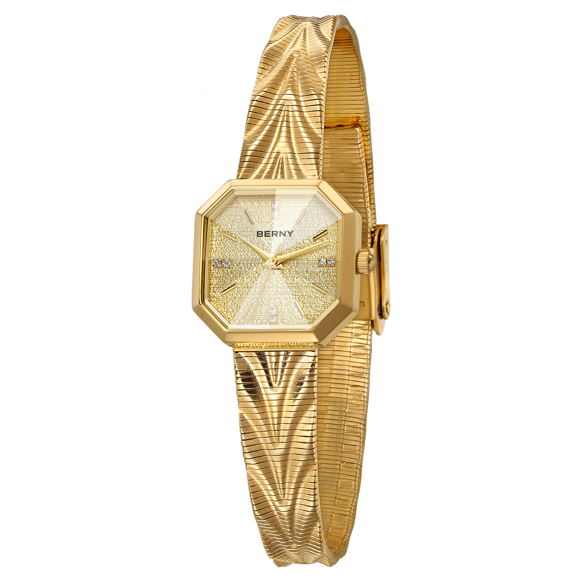 BERNY Gold Watch for Women Gri - Luxury Watch Dial recension och pris