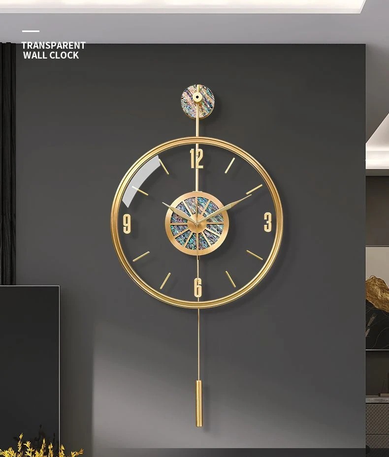 Alloy Seashell Wall Clock Sile - Luxury Watch Wall Clock recension och pris