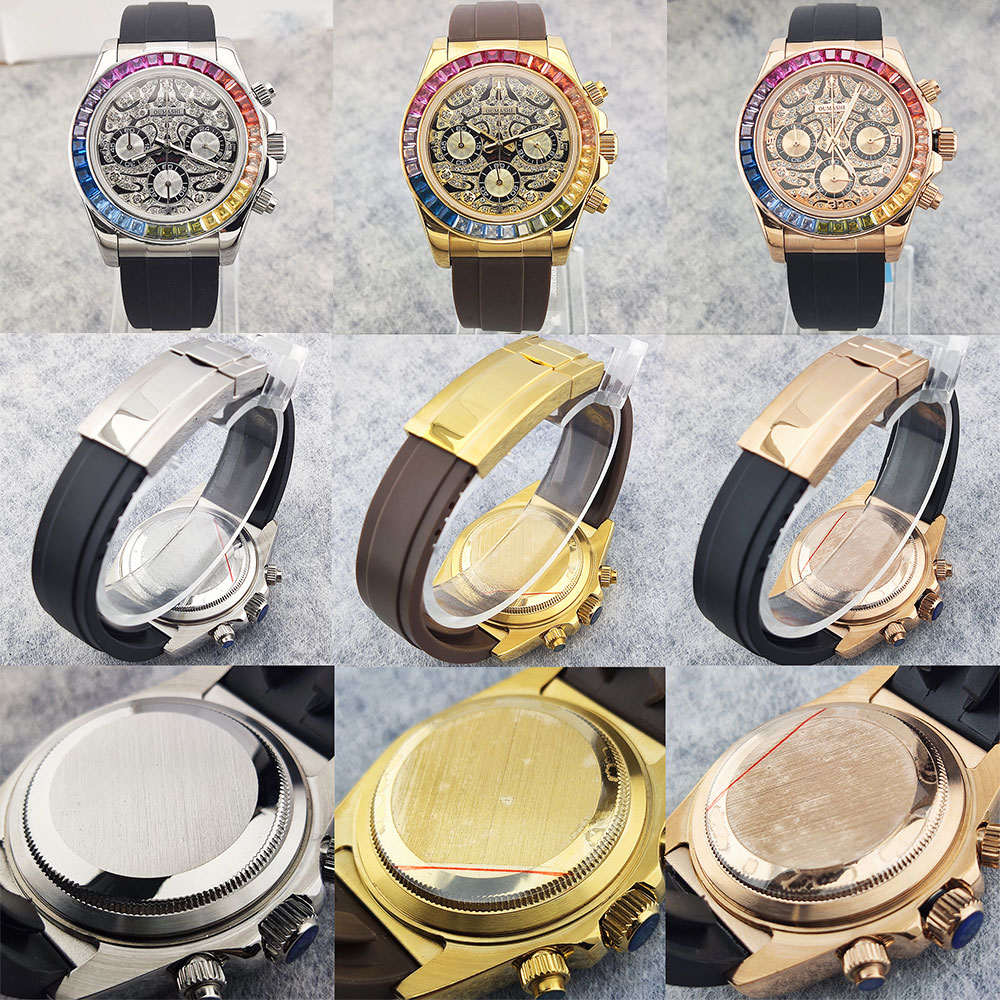 39mm men's watch VK63 movement - Luxury Watch Dial recension och pris