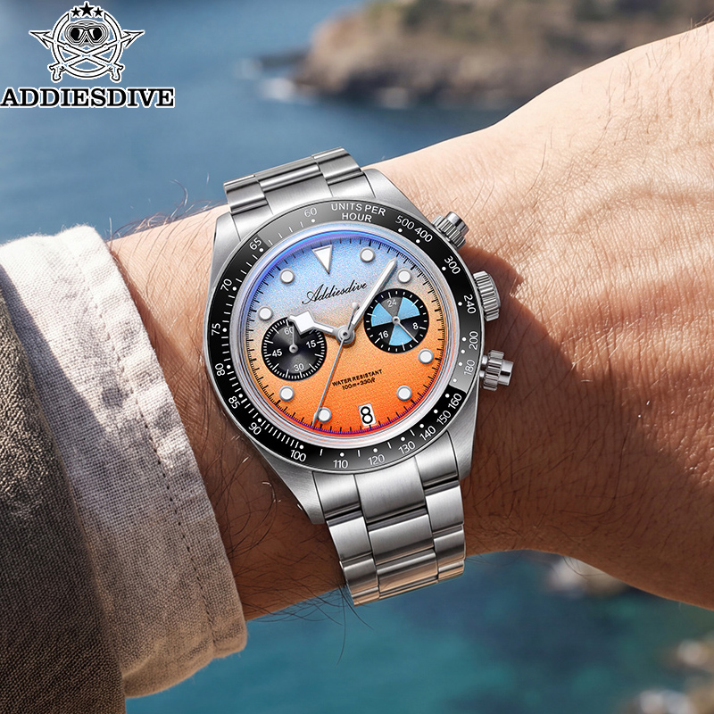ADDIESDIVE Men's Chronograph Q - Zero Luxury Watch recension och pris