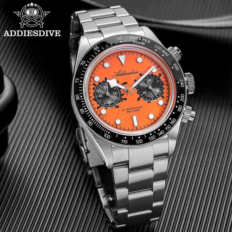 ADDIESDIVE Quartz Chronograph  - Zero Luxury Watch recension och pris