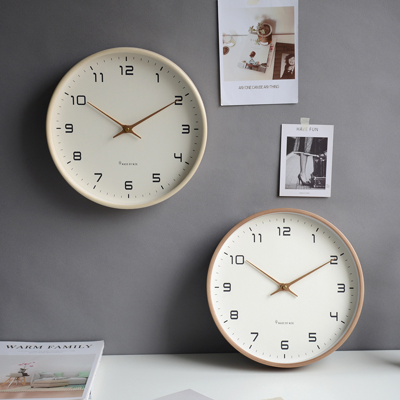 Nordic Solid Wood Wall Clock L - Luxury Watch Wall Clock recension och pris