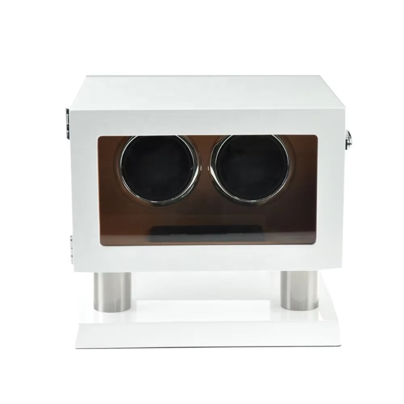 White Brown Leather Controller - Luxury Watch Winder Box recension och pris