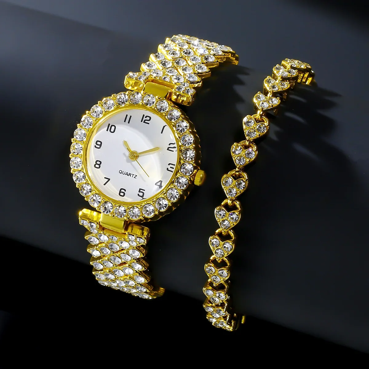 1pcs/2pcs Luxury Fashion Women - Luxury Watch Female recension och pris