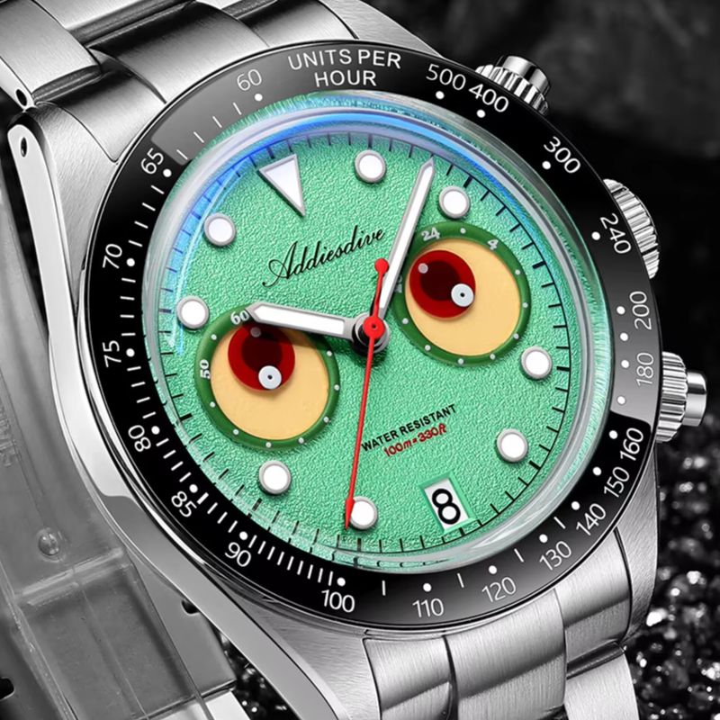 ADDIESDIVE Chronograph Quartz  - Zero Luxury Watch recension och pris