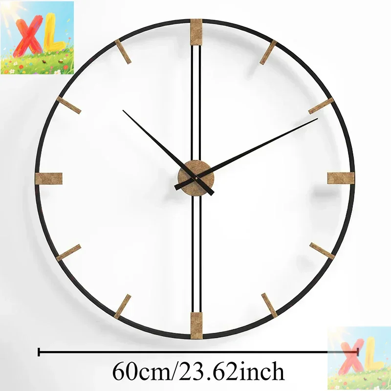 Nordic Wall Clocks Metal Wall  - Luxury Watch Wall Clock recension och pris